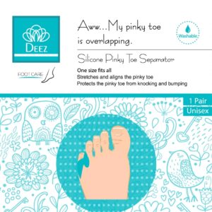 DEEZ Silicone Pinky Toe Separator